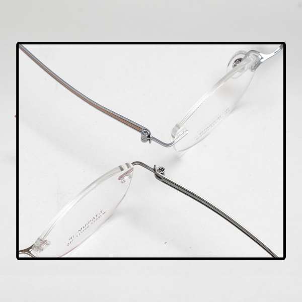 KOJI MJ2523 53-17-145 Titanium Rimless Optical Glasses Frame OEM ODM