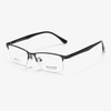 C8622 53-17-145 Semi Rimless Business Anti Magnetic Glasses