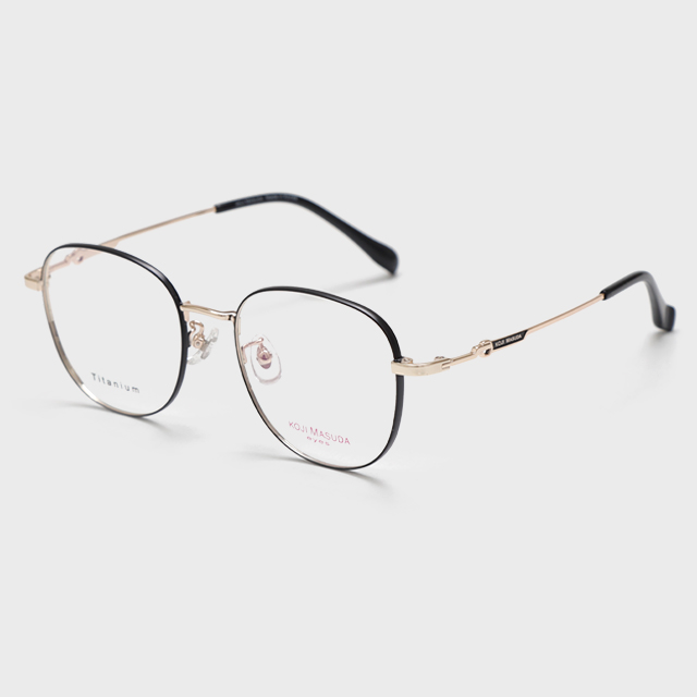 Koji Masuda 70141 51-18-142 Women's Titanium Optical Frame Laser Logo