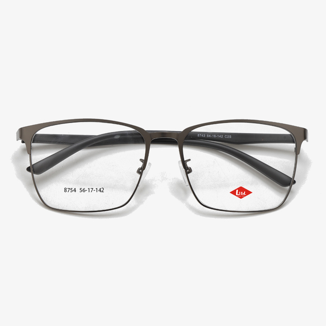 Lecool 8754 56-17-142 Lightweight Steel Frame Glasses