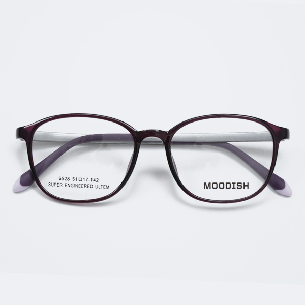 MOODISH 6528 51-17-142 ULTEM Flexible Lightweight Optical Glasses Frame OEM