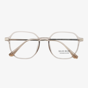 LC9110 52-19-148 Extra Wide Memory Titanium Retro Flex Glasses