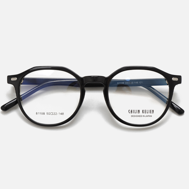 CAILIN KELIEN 81 Series Aviator Clear Acetate Lightweight Optical Frame - 81108