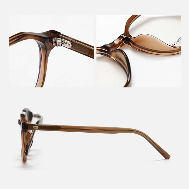 CAILIN KELIEN 81 Series Aviator Clear Acetate Lightweight Optical Frame - 81108