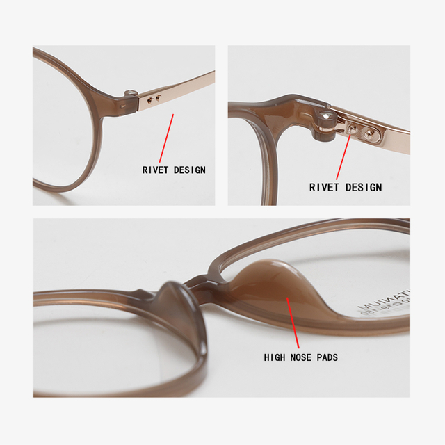 6926 50-19-150 Ultralight Flexible Titanium Plastic Optical Frame