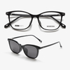 96018 52-17-148 Magnetic Snap-On Design Polarized Clip-On Glasses for Prescription Eyeglasses MOODISH