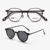 96001 47-21-150 Magnetic Snap-On Clip-On Sunglasses MOODISH