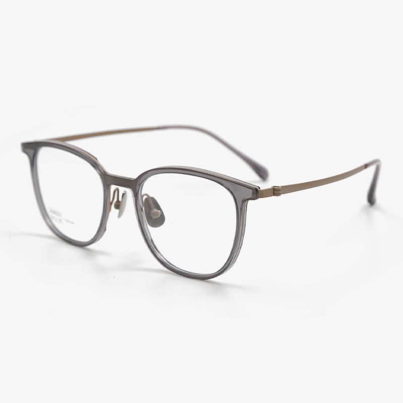 KM8503 54-19-150 Titanium Half-Rim Screwless Eyeglasses Frames KOJI MASUDA