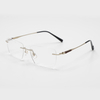 2026 55-18-148 Wooden Rimless Titanium Eyeglasses OEM