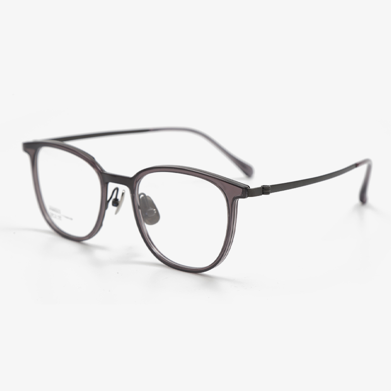 KM8503 54-19-150 Titanium Half-Rim Screwless Eyeglasses Frames KOJI MASUDA