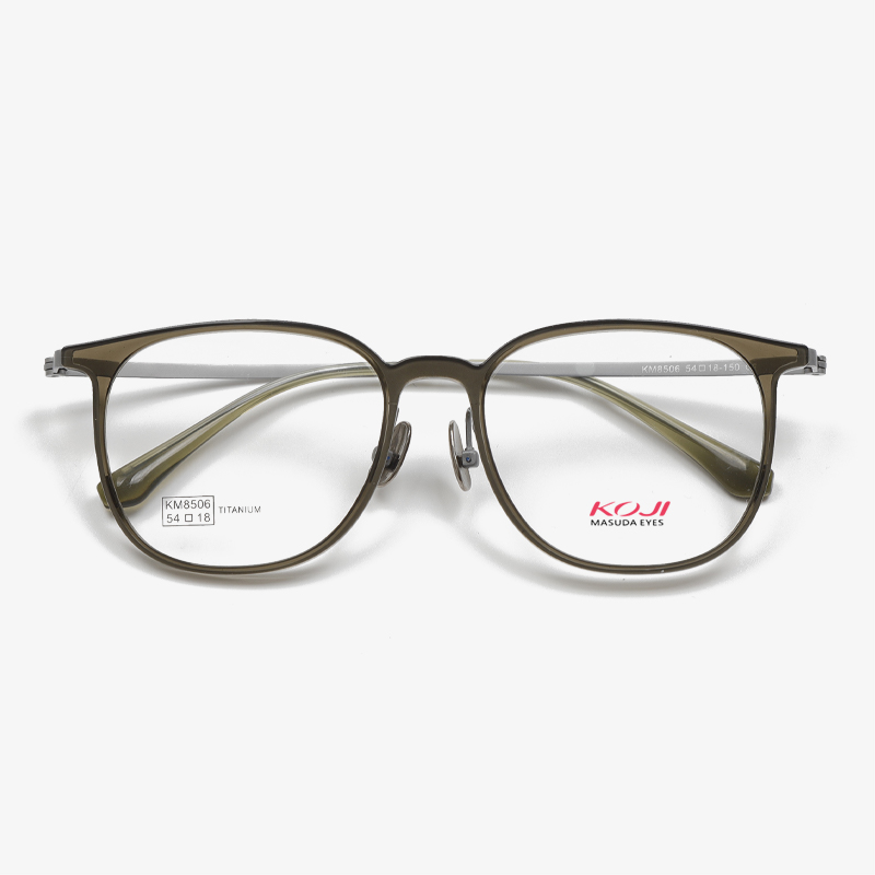 KM8506 54-18-150 Lightweight Titanium Rimlock Eyeglasses Frames