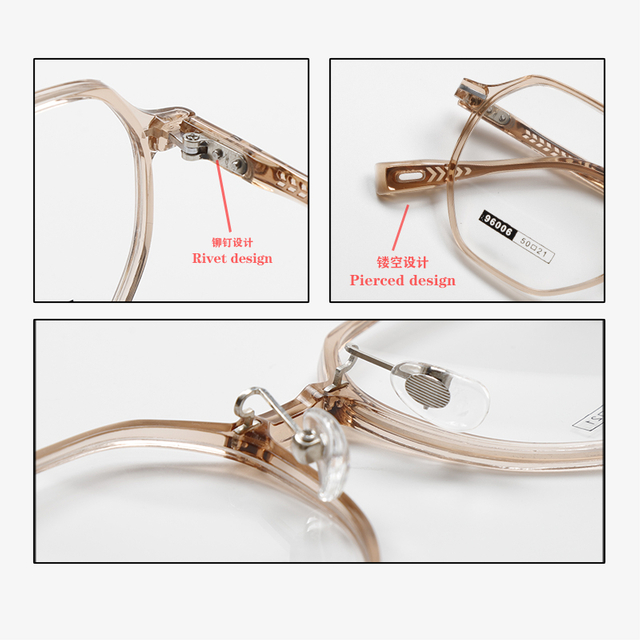 96006 50-21-150 Lightweight Hypoallergenic EMS Crystal Leg Glasses