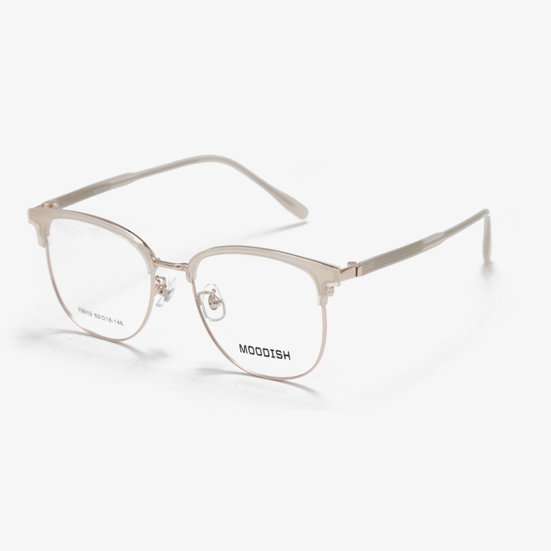70513 53-18-146 Lightweight Metal Vintage Eyeglass Frames MOODISH