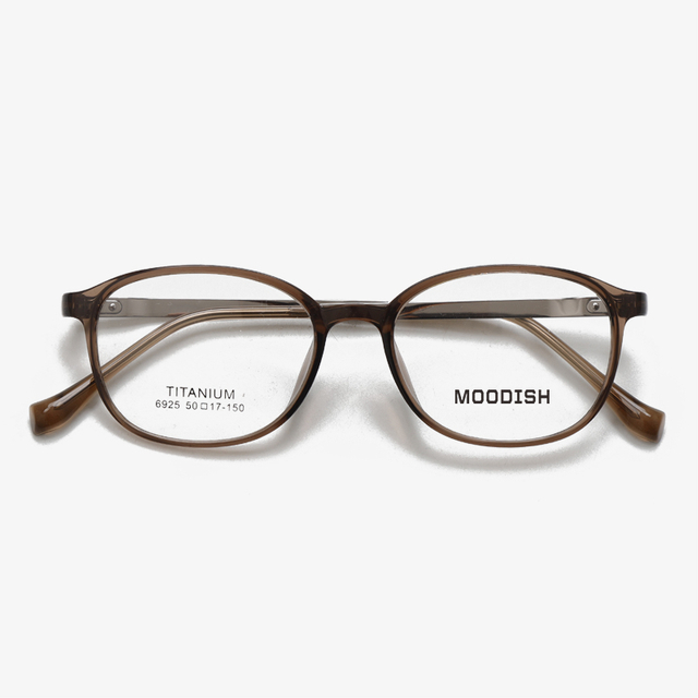 6925 50-17-150 Ultra Light Flexible Titanium Plastic Optical Frames MOODISH