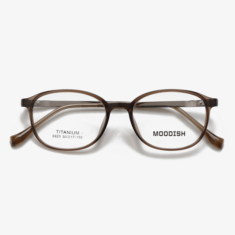 6925 50-17-150 Ultra Light Flexible Titanium Plastic Optical Frames MOODISH