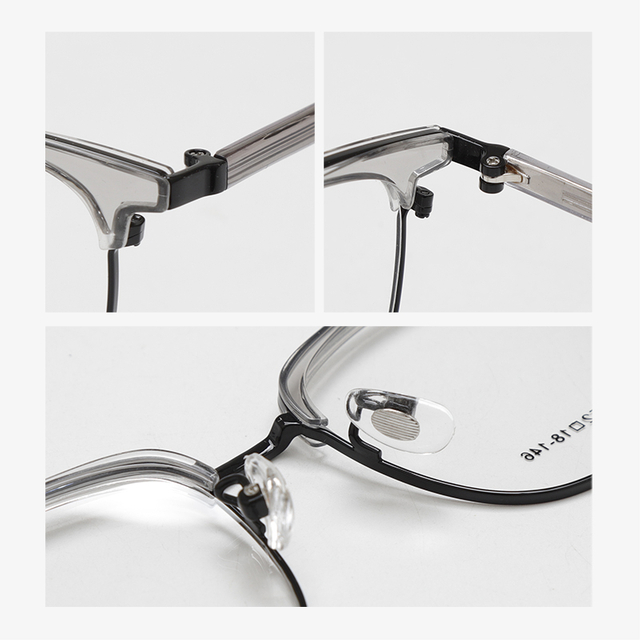 70501 52-18-146 Lightweight Retro Business Eyeglasses Frames