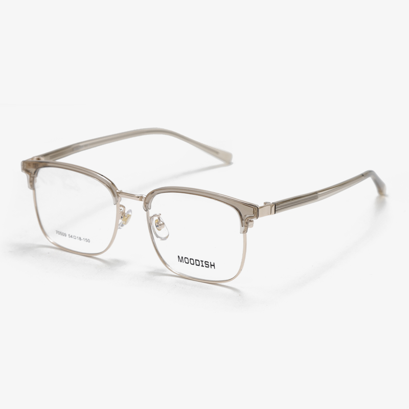 70509 54-18-150 Ultra Light Metal Brow Bar Semi Rimless Eyeglasses