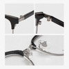 70515 53-18-147 Metal Retro Business Glasses Lightweight MOODISH