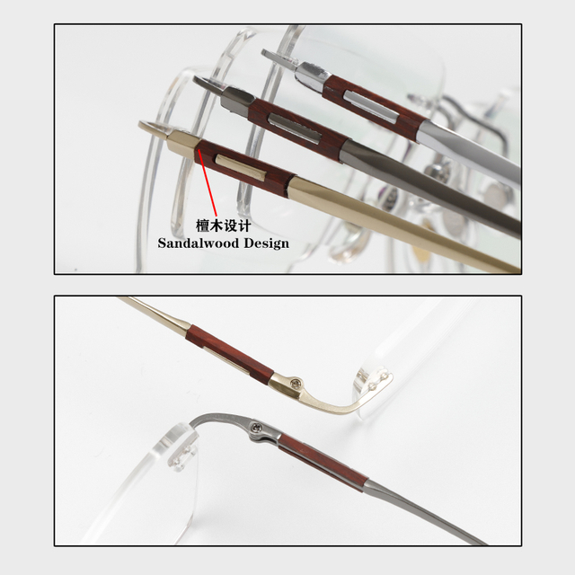 2030 56-18-148 Woodless Invisible Titanium Glasses Frame KOJI MASUDA