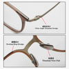 KM8517 54-18-148 Titanium Wrapped Eyeglasses Frame KOJI MASUDA