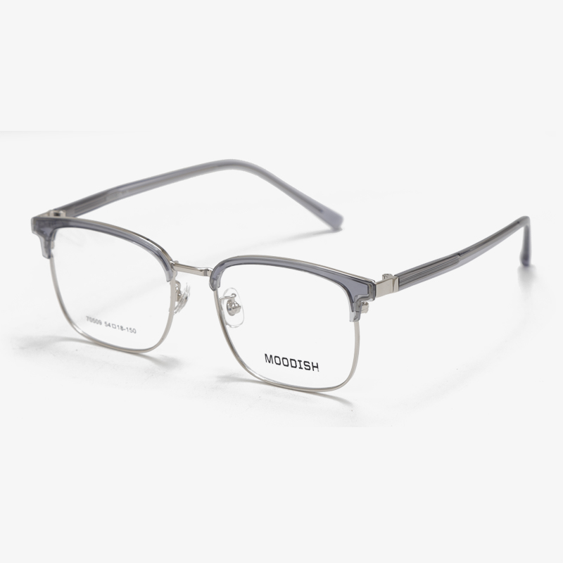 70509 54-18-150 Ultra Light Metal Brow Bar Semi Rimless Eyeglasses