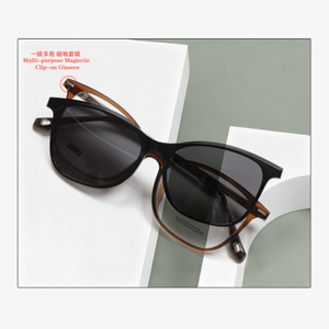 96018 52-17-148 Magnetic Snap-On Design Polarized Clip-On Glasses for Prescription Eyeglasses MOODISH