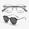 96006 50-21-150 Magnetic Snap On Clip On Sunglasses MOODISH