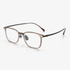KM8501 52 17 148 Titanium Half Rim Eyeglass Frames KOJI MASUDA