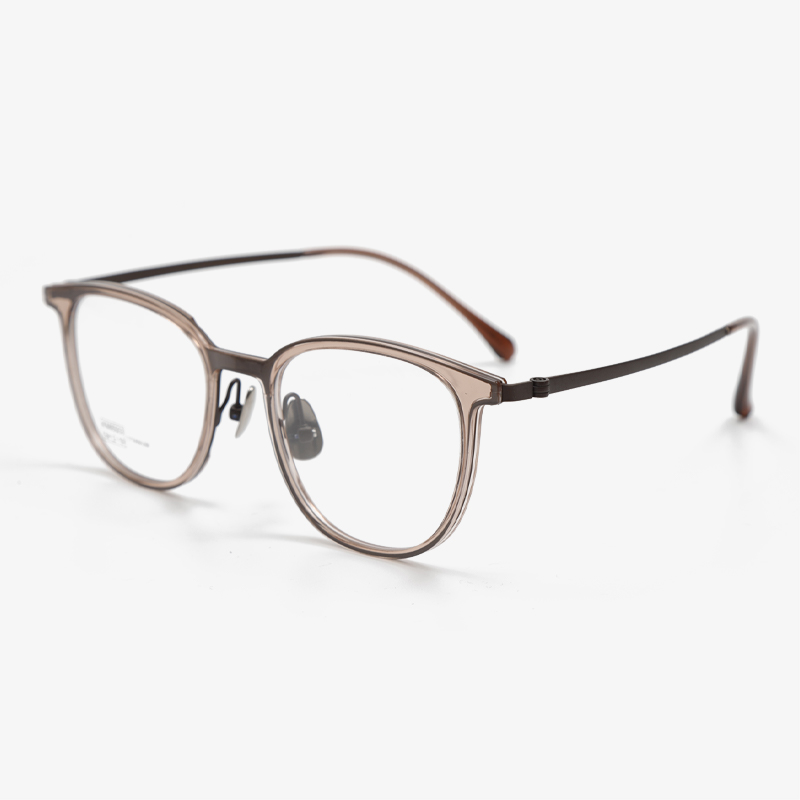 KM8503 54-19-150 Titanium Half-Rim Screwless Eyeglasses Frames KOJI MASUDA