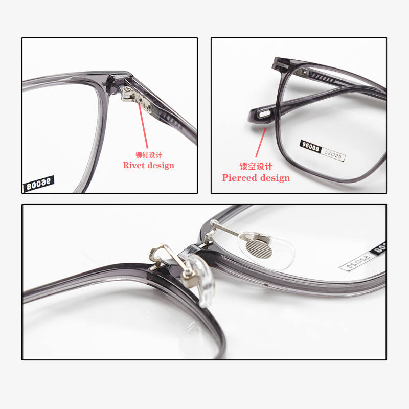 96008 52-20-150 Lightweight EMS Crystal Legs Eyeglasses Moodish OEM