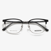 70515 53-18-147 Metal Retro Business Glasses Lightweight MOODISH