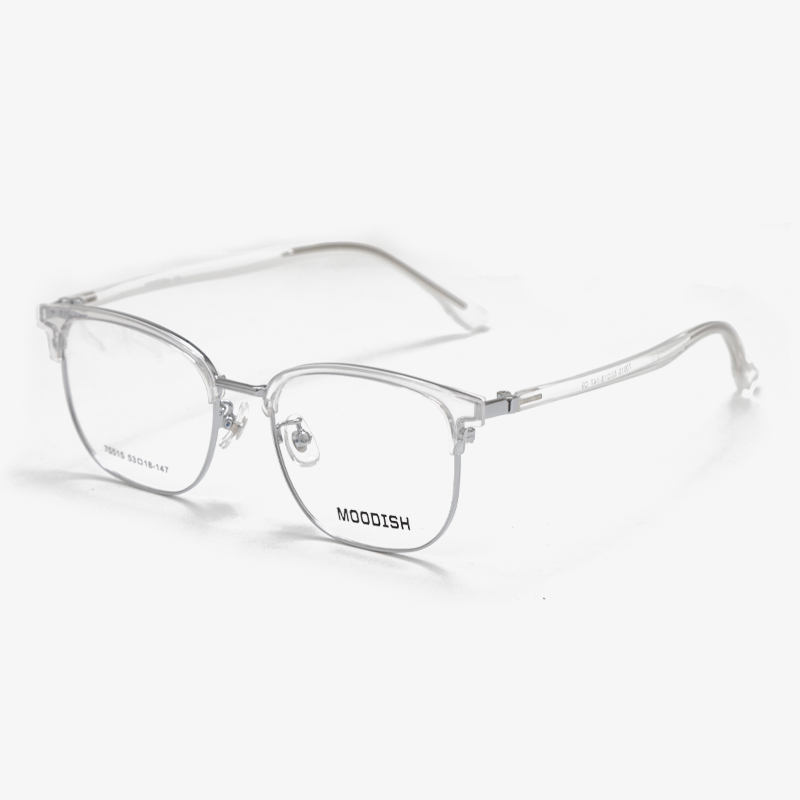 70515 53-18-147 Metal Retro Business Glasses Lightweight MOODISH