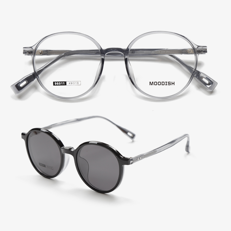 96011 49-19-150 Snap On Magnetic Clip On Sunglasses For Prescription Glasses