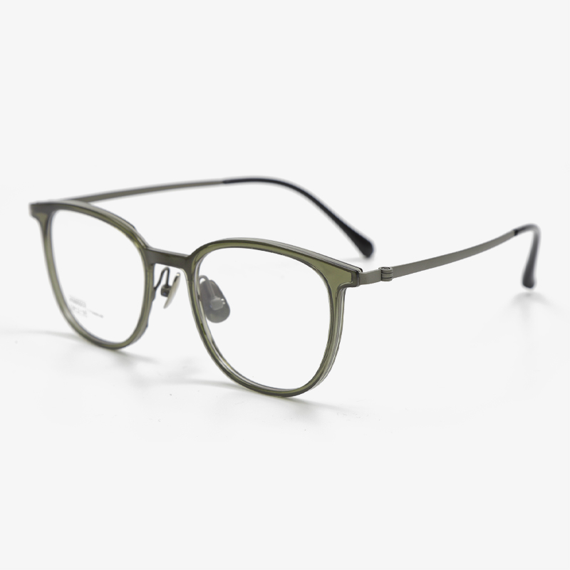 KM8503 54-19-150 Titanium Half-Rim Screwless Eyeglasses Frames KOJI MASUDA