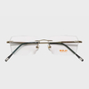 2022 56-17-148 Wood Inlay Titanium Rimless Eyeglasses KOJI MASUDA