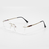 2005 55-18-148 Wood Titanium Rimless Eyewear Frames KOJI MASUDA