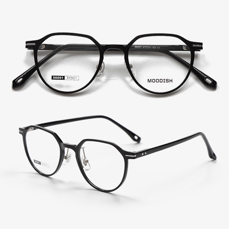 96001 47-21-150 Lightweight Hypoallergenic Crystal Leg Glasses Frame