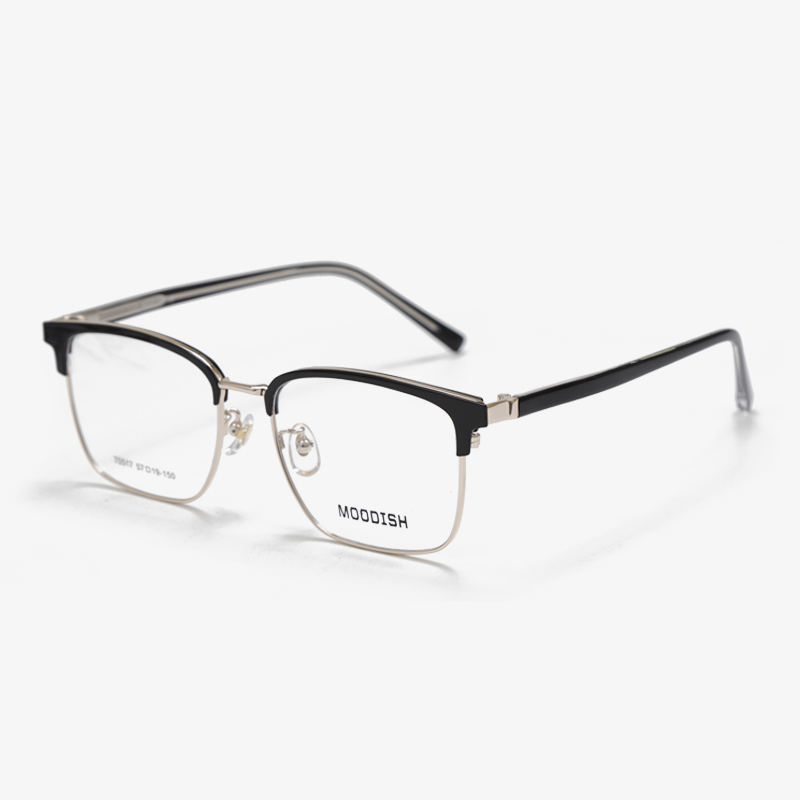70517 57-19-150 Lightweight Metal Retro Eyeglass Frames