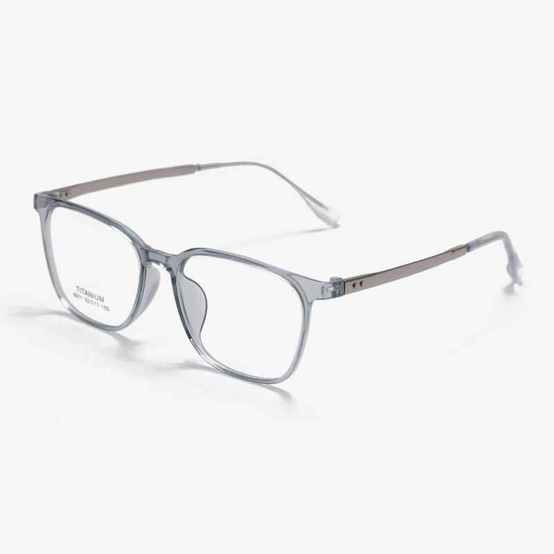 6911 52-17-150 Ultra Light TR90 Memory Titanium Eyeglass Frames MOODISH
