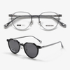 96001 47-21-150 Magnetic Snap-On Clip-On Sunglasses MOODISH