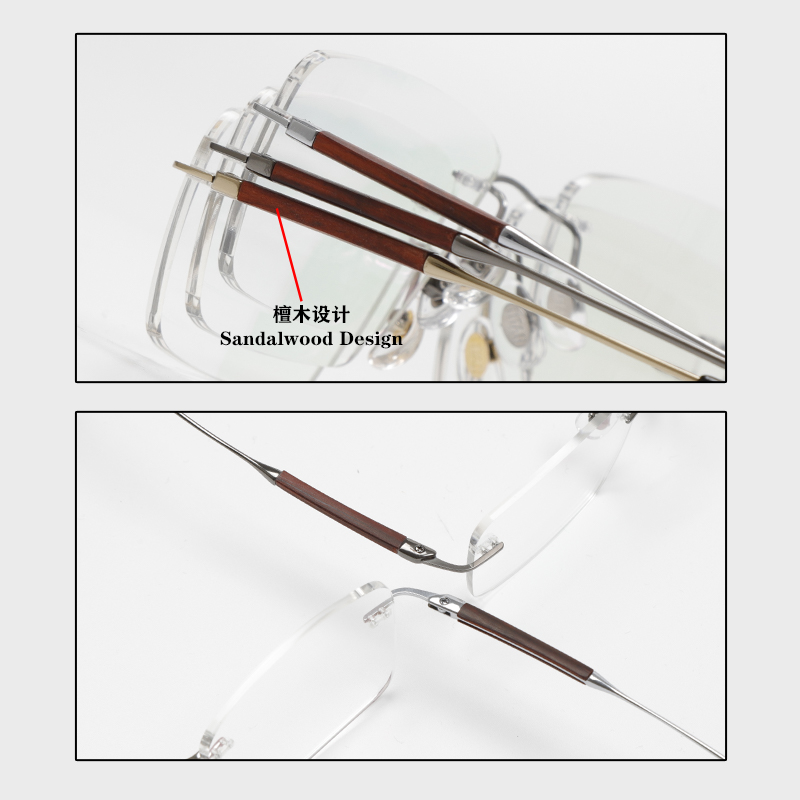 2001 55-17-148 Wood Timberless Titanium Frame KOJI MASUDA