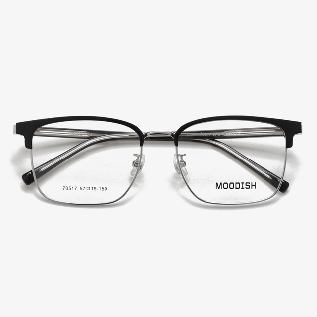 70517 57-19-150 Lightweight Metal Retro Eyeglass Frames