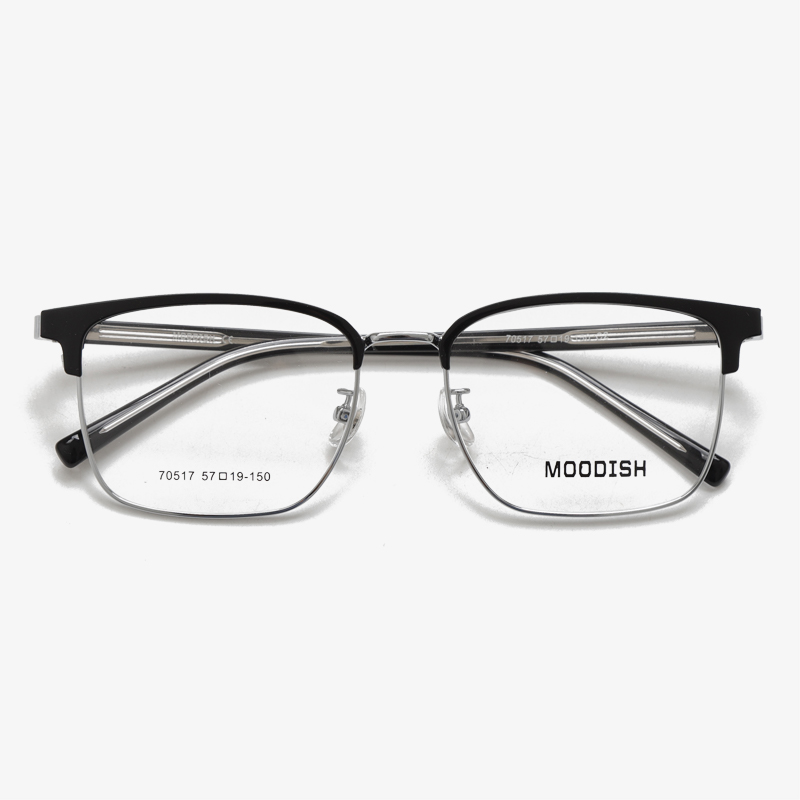 70517 57-19-150 Lightweight Metal Retro Eyeglass Frames